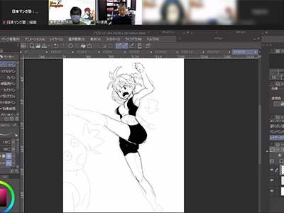 立ち、重心、座りの描き方、アクション表現ほか